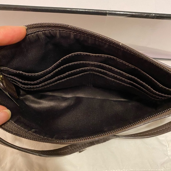 Coach Brown and Tan Wristlet Purse - Picture 4 of 4